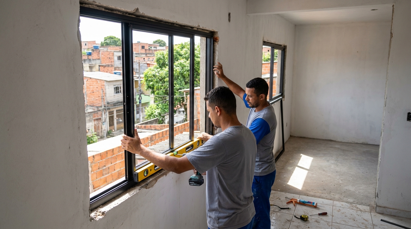 Produção de Portas e Janelas em Santos‑SP